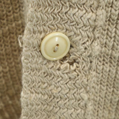 RRL 100% Silk Long Sleeve V-Neck Knit Cardigan Beige Size S