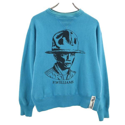 HUMAN MADE Made in Japan Long Sleeve Sweatshirt Blue Size S