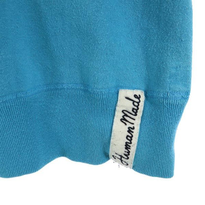 HUMAN MADE Made in Japan Long Sleeve Sweatshirt Blue Size S