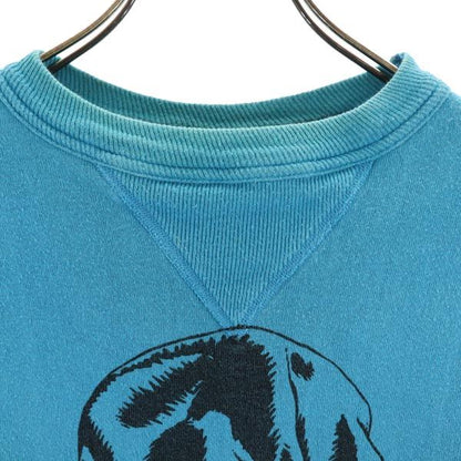 HUMAN MADE Made in Japan Long Sleeve Sweatshirt Blue Size S