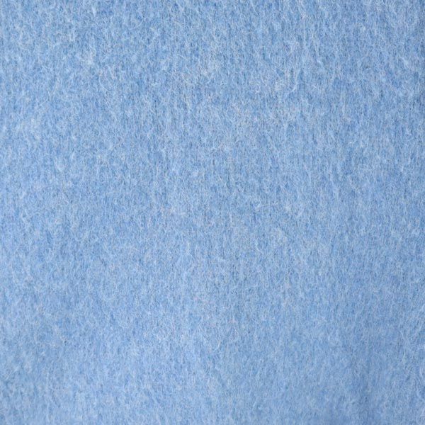Sears 60s 70s Mohair V-Neck Sweater Blue Size L