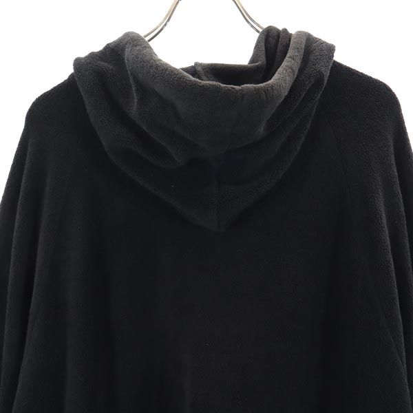 FENDI Italian Long Sleeve Fleece Hoodie Black Size 50