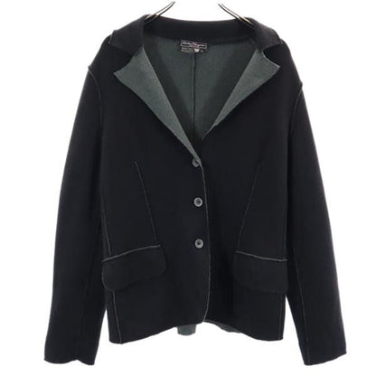 Salvatore Ferragamo Wool Blend Tailored Blazer Black Size L