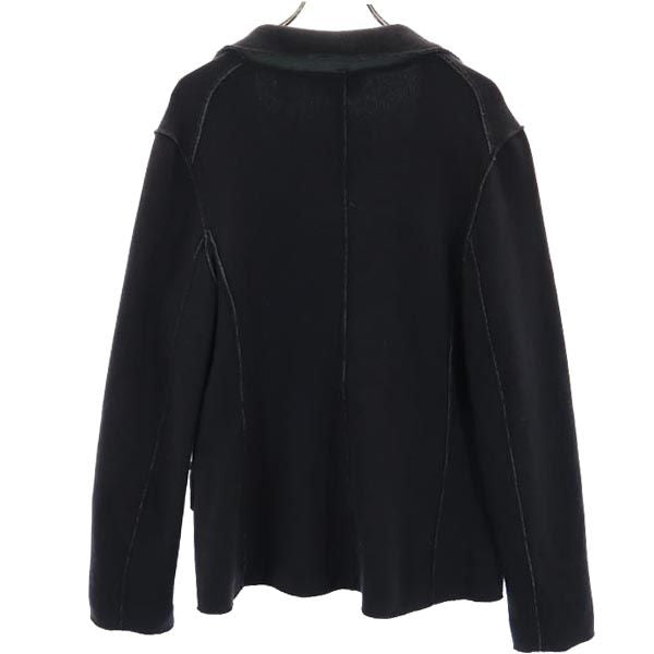 Salvatore Ferragamo Wool Blend Tailored Blazer Black Size L