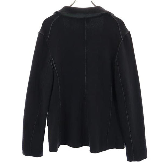 Salvatore Ferragamo Wool Blend Tailored Blazer Black Size L