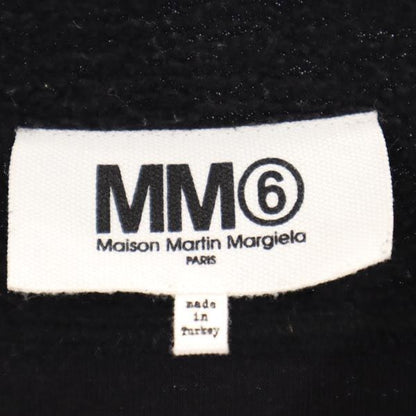 MM6 Fleece Lined Long Sleeve Sweatshirt Black Size S
