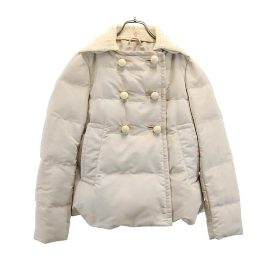 PRADA Down Jacket Beige Size 38