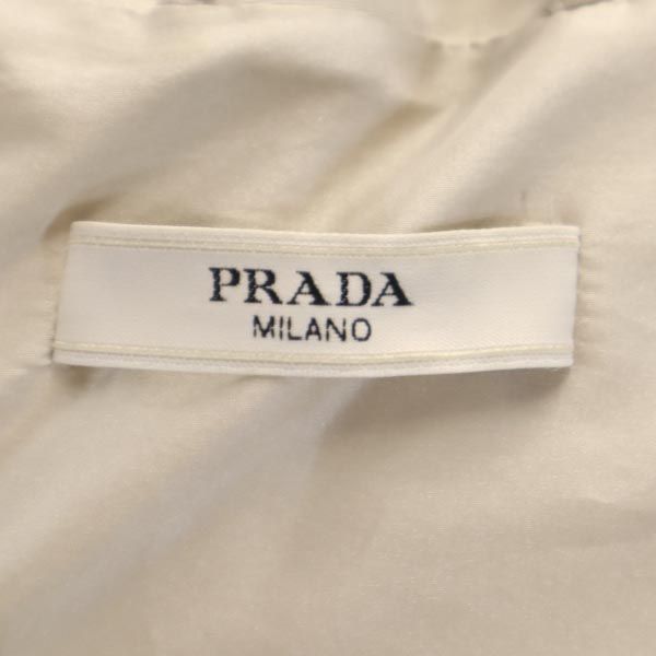 PRADA Down Jacket Beige Size 38