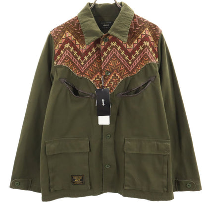 glamb Khaki Persian Field Jacket Size 2