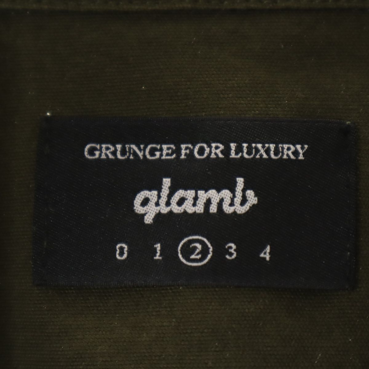 glamb Khaki Persian Field Jacket Size 2