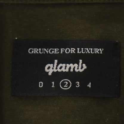 glamb Khaki Persian Field Jacket Size 2