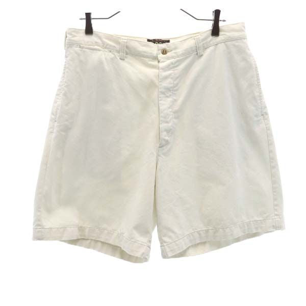 RRL 90s USA Made Button Fly Chino Shorts White Size W33