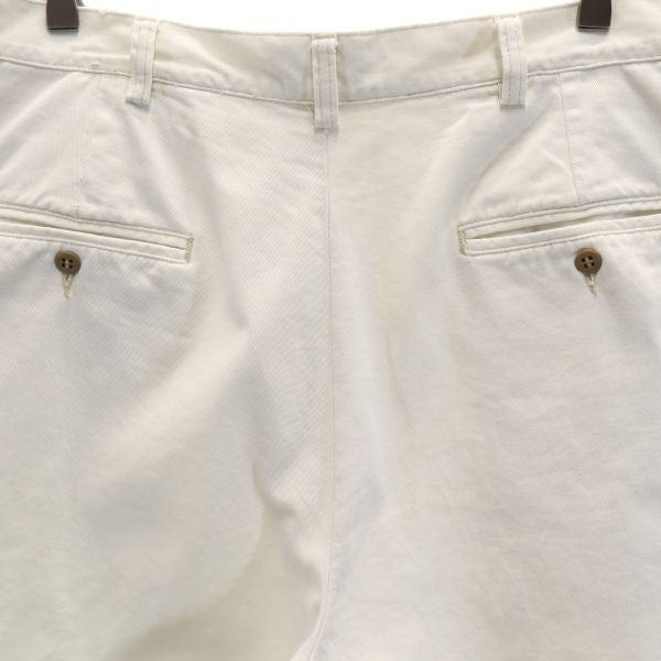 RRL 90s USA Made Button Fly Chino Shorts White Size W33