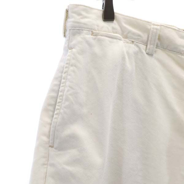 RRL 90s USA Made Button Fly Chino Shorts White Size W33