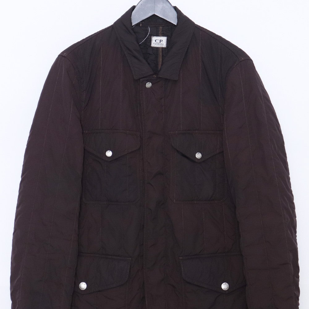C.P.COMPANY Nylon Quilted Jacket Brown Size 46
