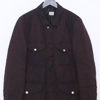 C.P.COMPANY Nylon Quilted Jacket Brown Size 46
