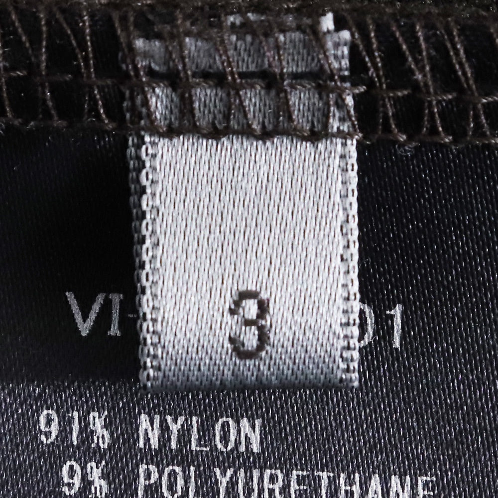 THE VIRIDI-ANNE 24SS Nylon Smooth Zip Cardigan Gray Size 3