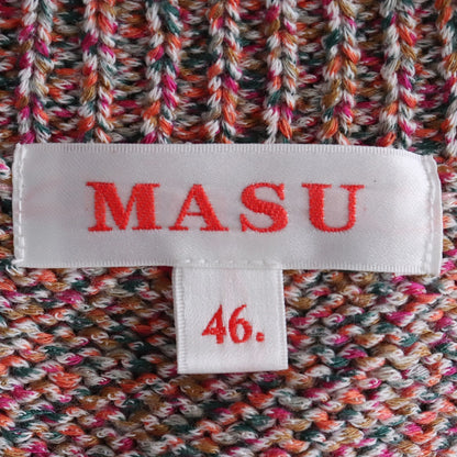 MASU 22SS Melange Loose Cardigan Pink Size 46