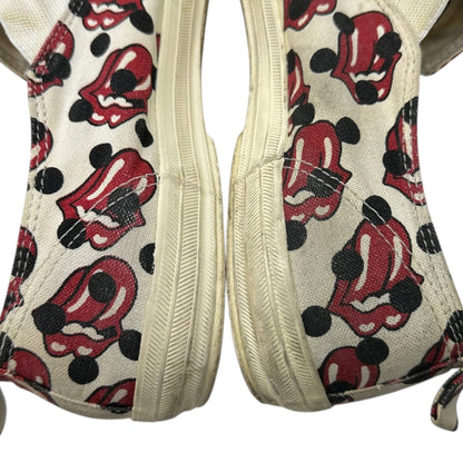 COMME des GARCONS HOMME PLUS 06SS Ivory Red Sneakers Size 27.0cm