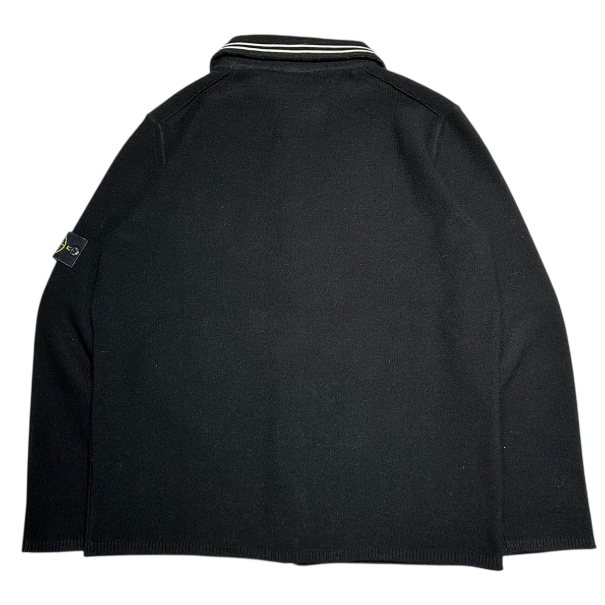 STONE ISLAND 06AW Archive Zip-Up Knit Jacket Black