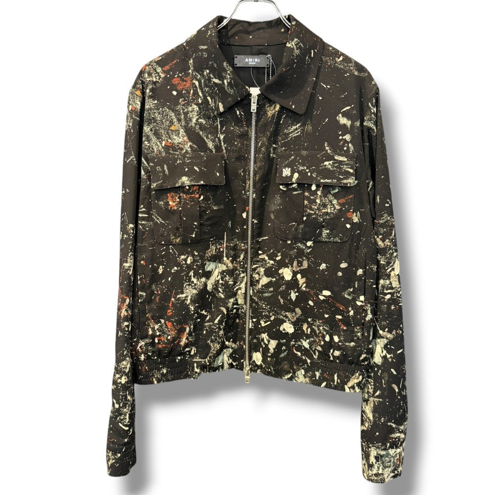 AMIRI Paint Splatter Blouson Black Blouson Size 48