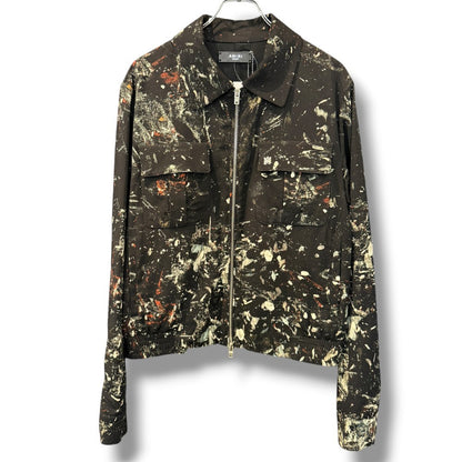 AMIRI Paint Splatter Blouson Black Blouson Size 48