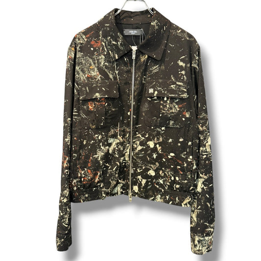 AMIRI Paint Splatter Blouson Black Blouson Size 48