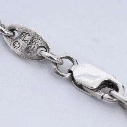 CHROME HEARTS Roll Chain Necklace Silver