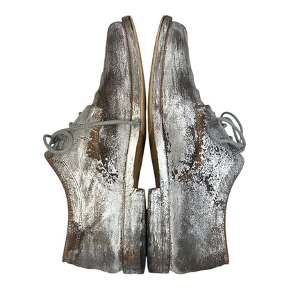 MAISON MARGIELA 20AW Tabi Bianchetto Shoes Silver Sneakers Size 36