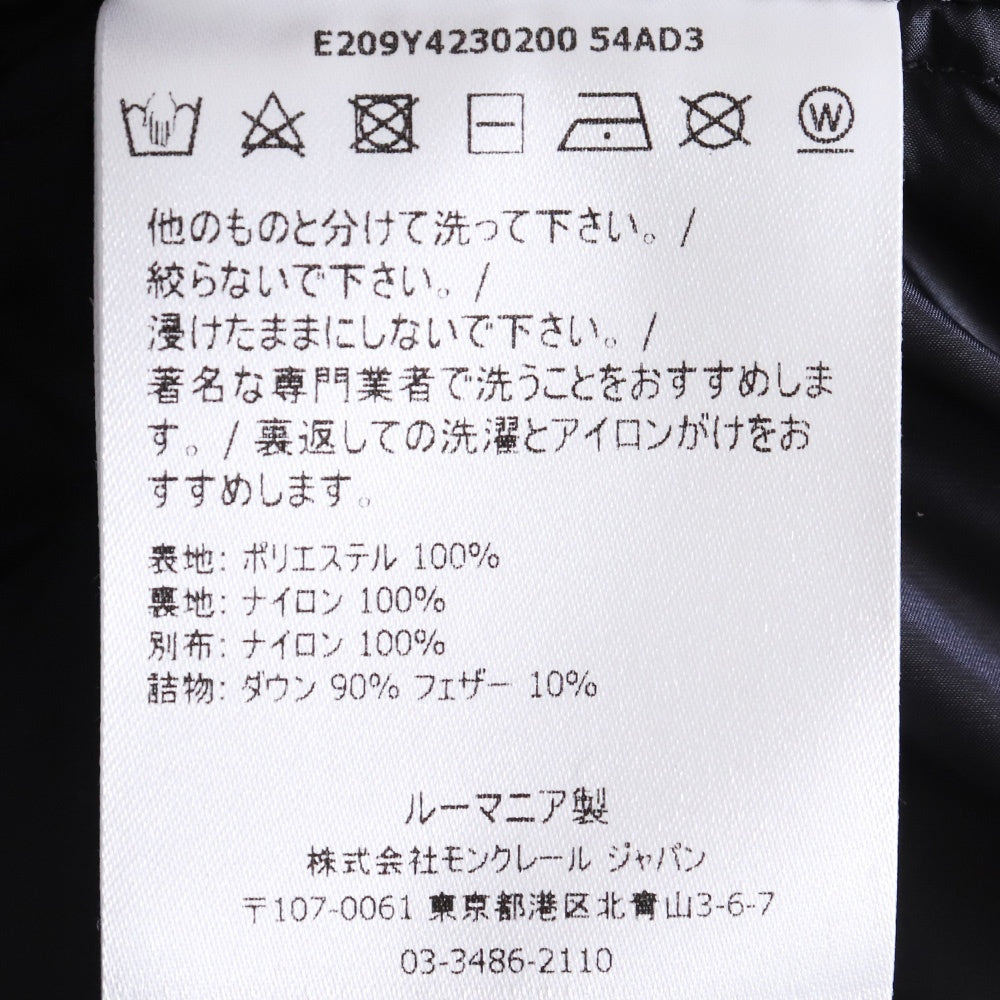 ALYX Moncler Genius Zenit Down Coat Black Size 1