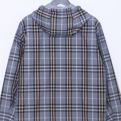 Burberry 26SS Reversible Check Hooded Jacket Gray Size XS