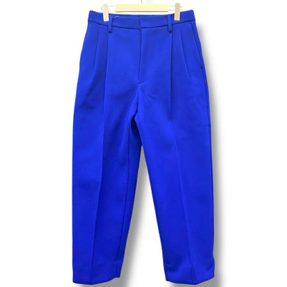 STEIN 23SS High Count Knit Pin Tuck Wide Pants Blue Size M