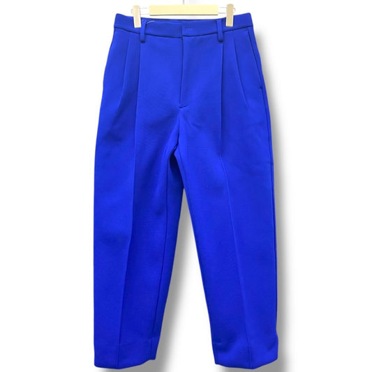 STEIN 23SS High Count Knit Pin Tuck Wide Pants Blue Size M