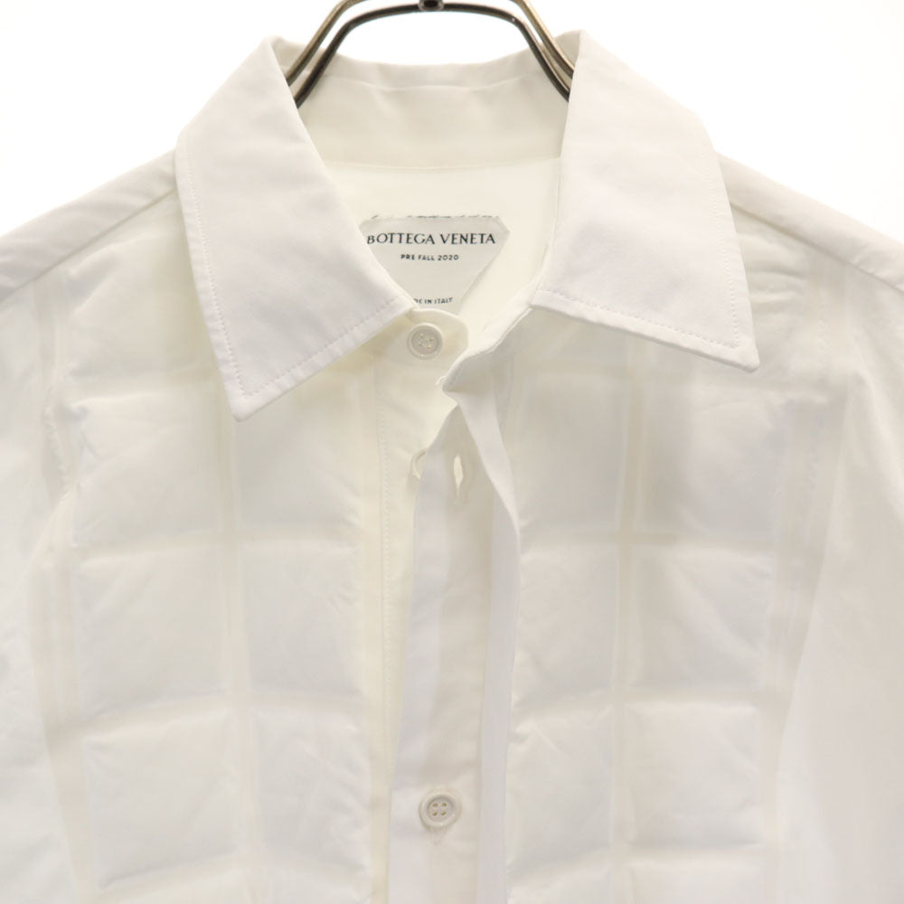 BOTTEGAVENETA Italian Long Sleeve Shirt White Size 42