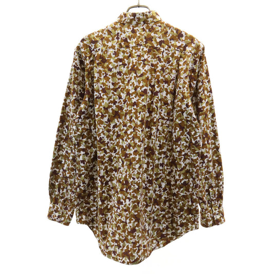 CDG HOMME PLUS 97 Camo Stripe Long Sleeve Shirt Brown