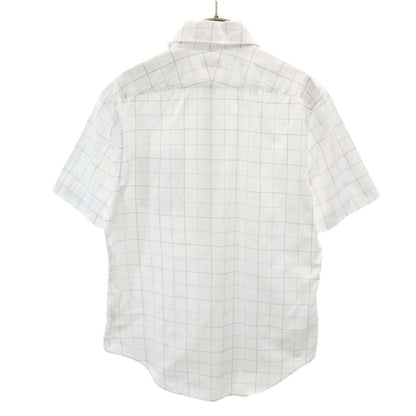 Paul Smith LONDON Japan Made Check Short Shirt White Size L
