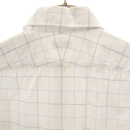Paul Smith LONDON Japan Made Check Short Shirt White Size L