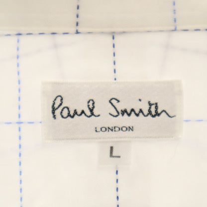 Paul Smith LONDON Japan Made Check Short Shirt White Size L