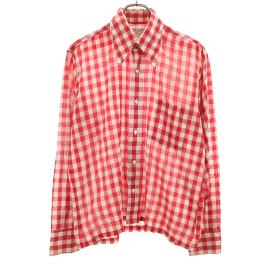 CUSTOM CREATED CASUALS 50s 60s Vintage Shirt Red Size M