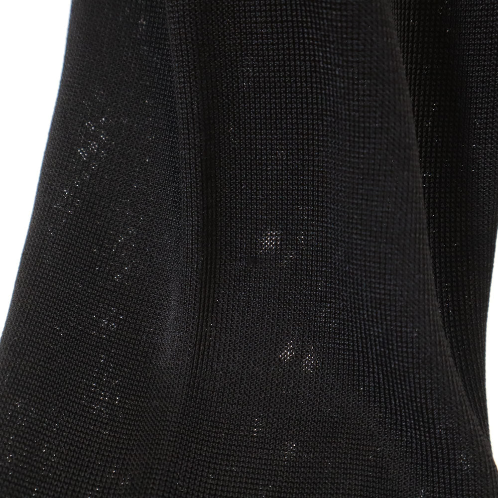HERMES Italian Long Sleeve Top Black