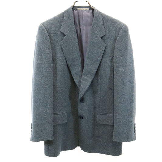 Givenchy 90s Wool Blend Blazer Light Blue Size 90-78-165