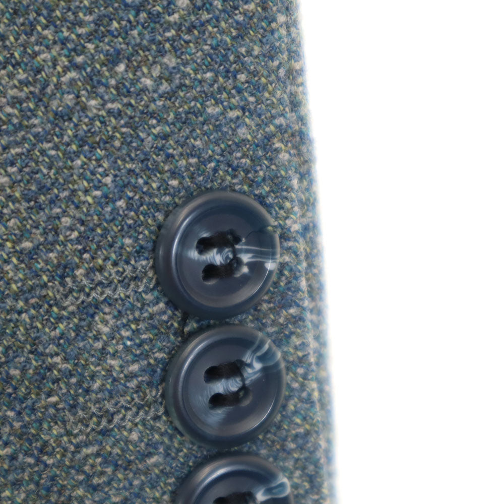 Givenchy 90s Wool Blend Blazer Light Blue Size 90-78-165