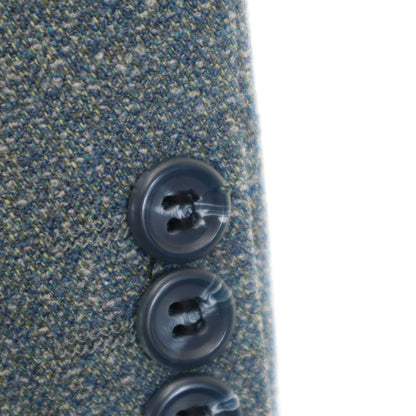 Givenchy 90s Wool Blend Blazer Light Blue Size 90-78-165