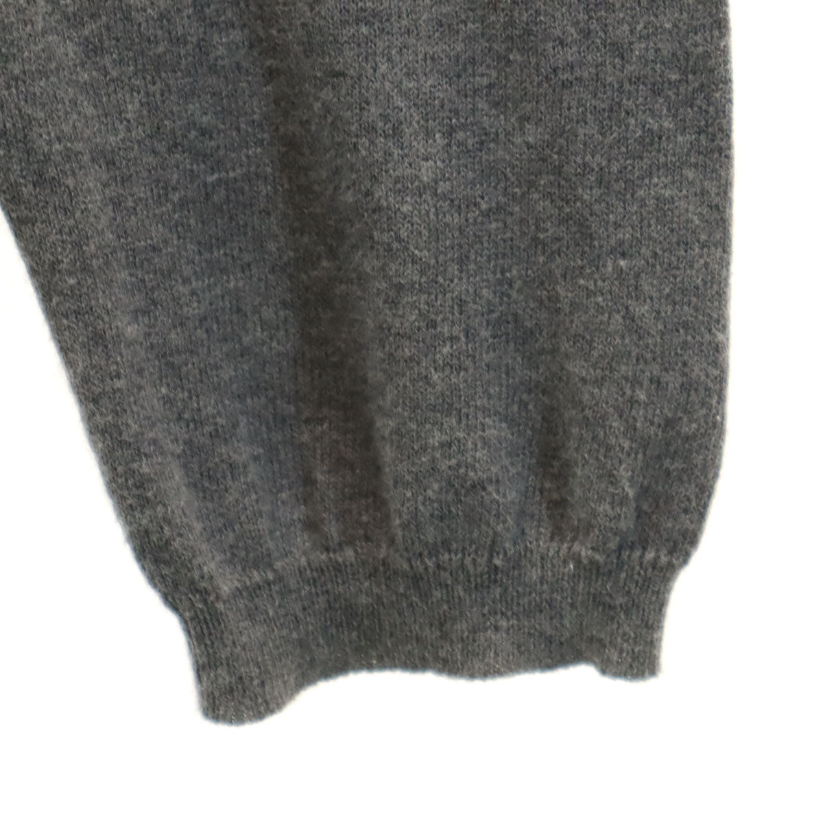 MIUMIU Italian Long Sleeve Sweater Charcoal Gray Size 42