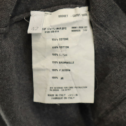 MIUMIU Italian Long Sleeve Sweater Charcoal Gray Size 42