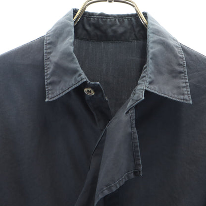 Y's Asymmetric Long Sleeve Shirt Dark Navy Size 1