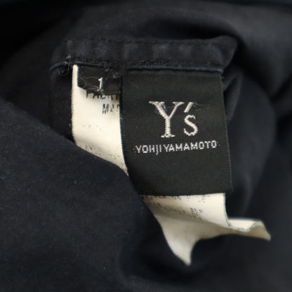Y's Asymmetric Long Sleeve Shirt Dark Navy Size 1