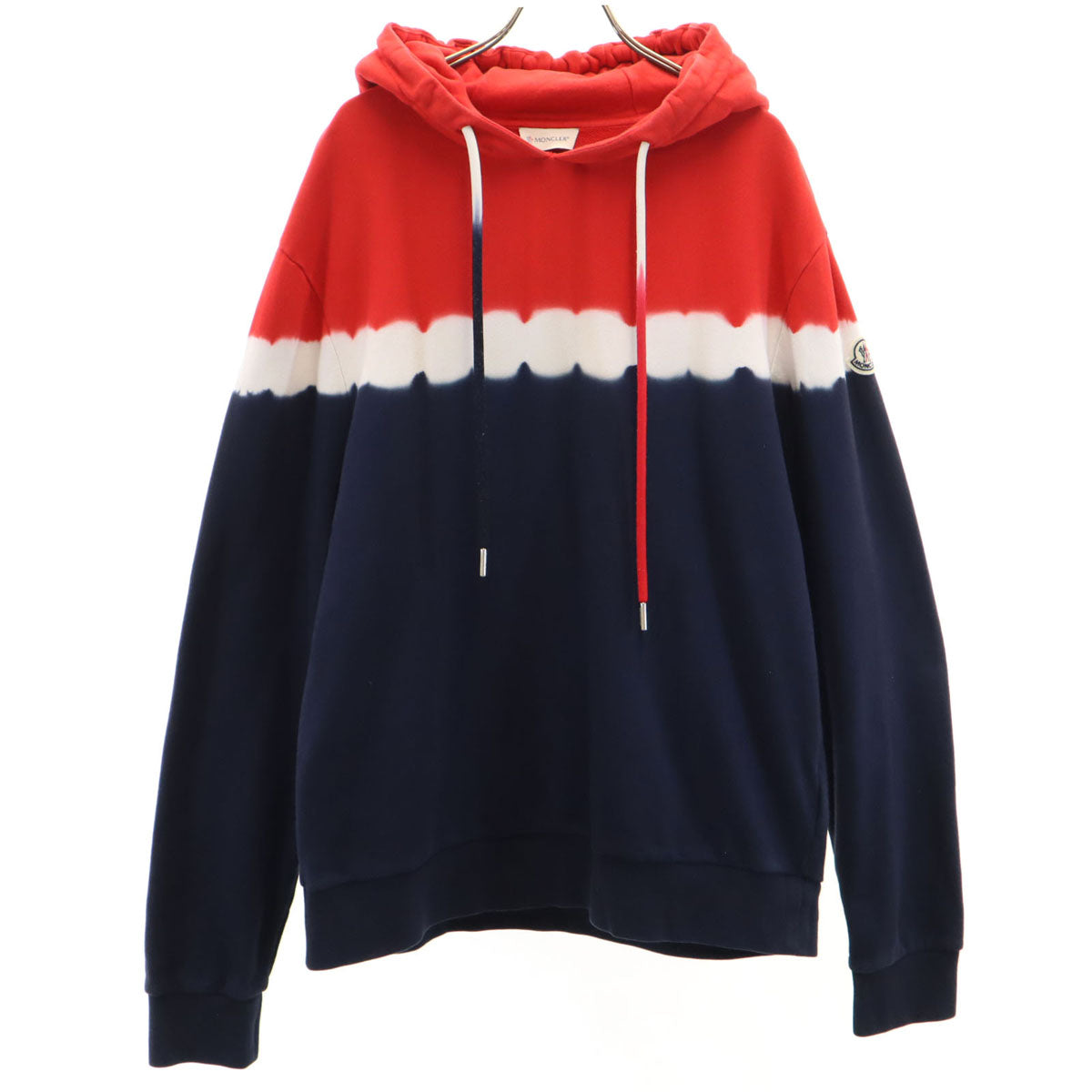 MONCLER Navy Long Sleeve Sweat Hoodie Size L
