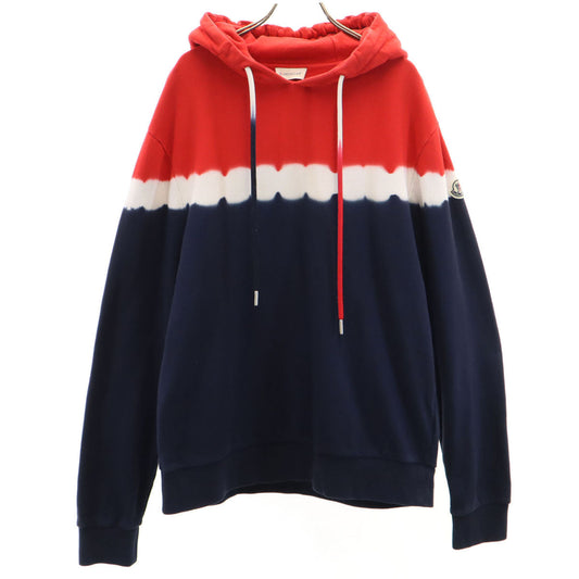 MONCLER Navy Long Sleeve Sweat Hoodie Size L
