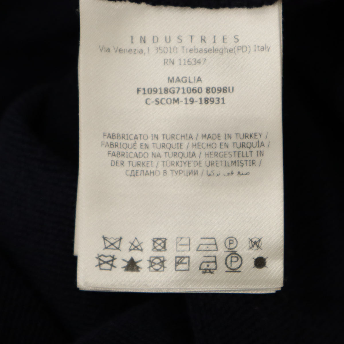 MONCLER Navy Long Sleeve Sweat Hoodie Size L